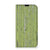 iPhone 13 Mini Book Wallet Case Green Wood met een prachtig groen houten print đŗ