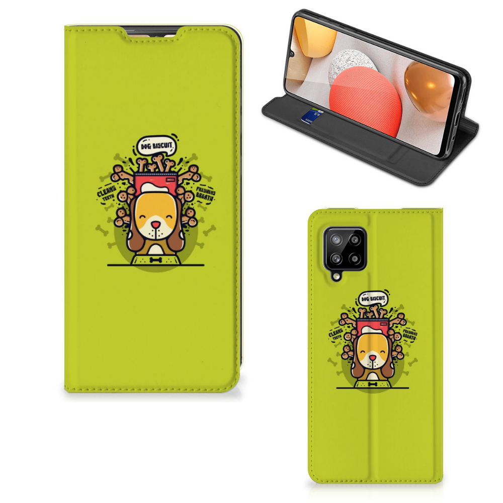 Samsung Galaxy A42 Magnet Case Doggy Biscuit - B2C Telecom