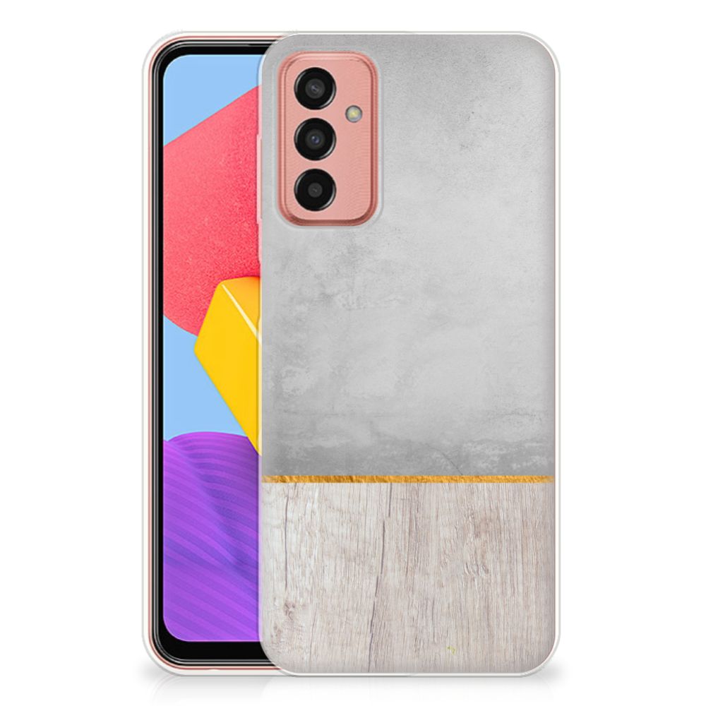 Samsung Galaxy M13 | M23 Bumper Hoesje Wood Concrete B2C Telecom