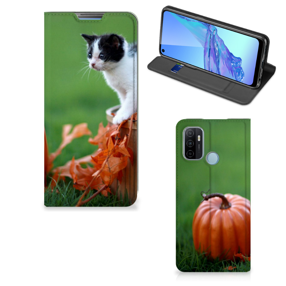 OPPO A53 | A53s Hoesje maken Kitten - B2C Telecom
