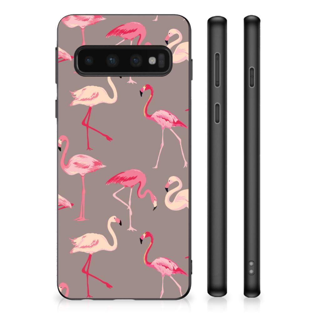 Samsung Galaxy S10 Back Cover Flamingo