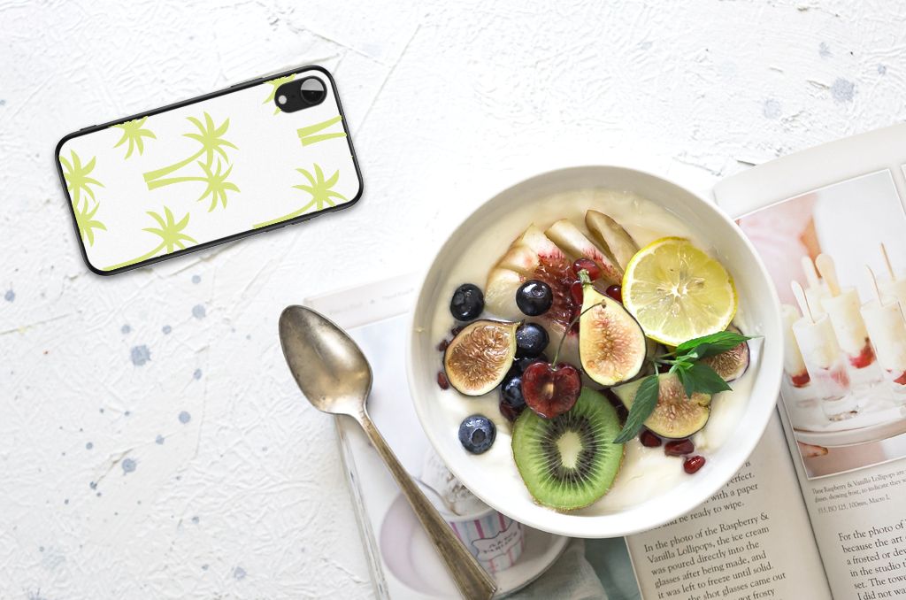 Apple iPhone XR Bloemen Hoesje Palmtrees B2C Telecom