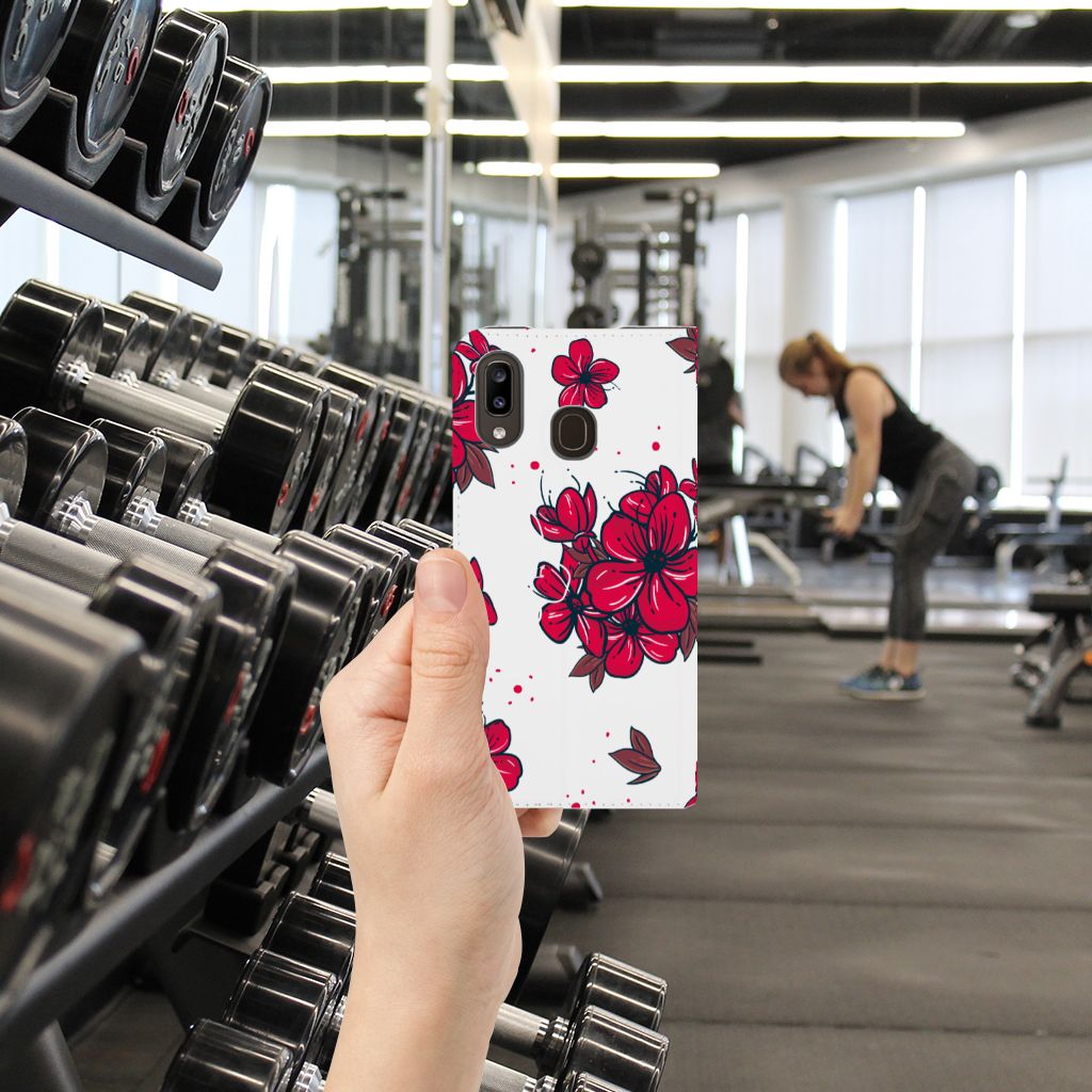 Samsung Galaxy A30 Smart Cover Blossom Red
