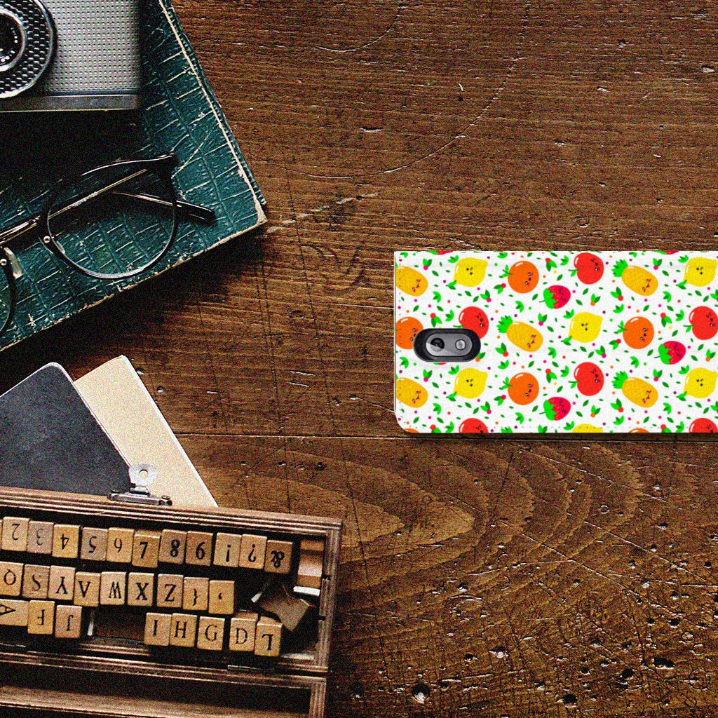 Nokia 3.1 (2018) Flip Style Cover Fruits