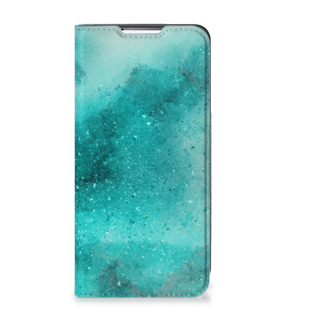 Bookcase Samsung Galaxy S22 Plus Painting Blue - B2C Telecom