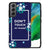 Samsung Galaxy S21FE Telefoon Hoesje Flowers Blue DTMP