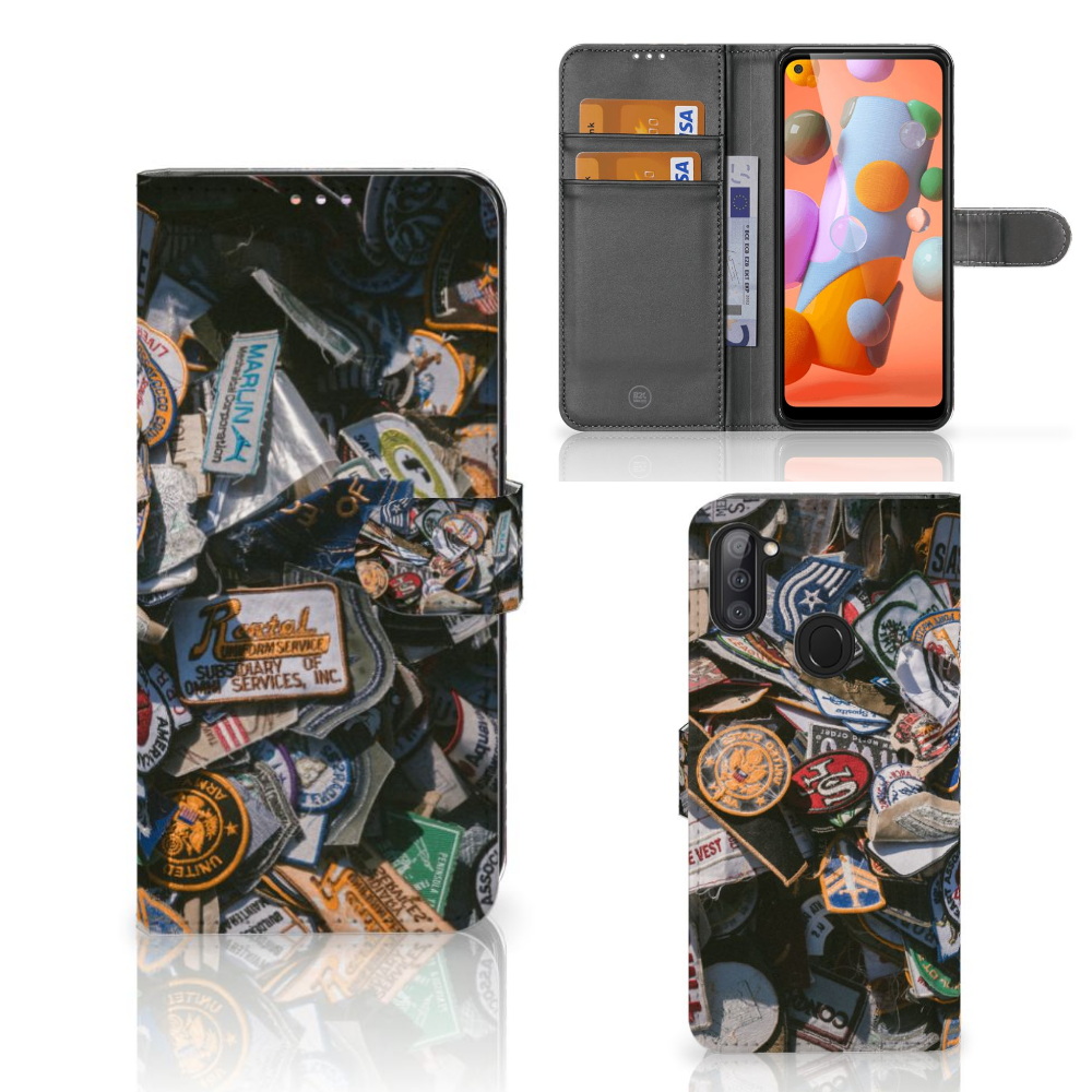 Samsung Galaxy M11 | A11 Telefoonhoesje met foto Badges