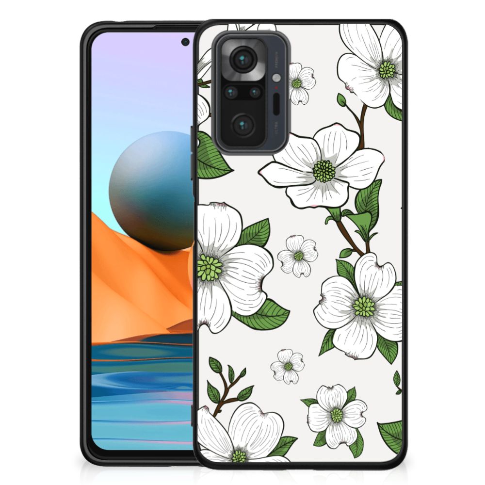 Xiaomi Redmi Note 10 Pro Bloemen Hoesje Dogwood Flowers