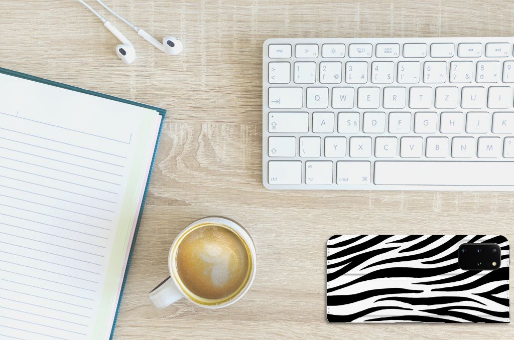 Samsung Galaxy S20 Plus Hoesje maken Zebra - B2C Telecom