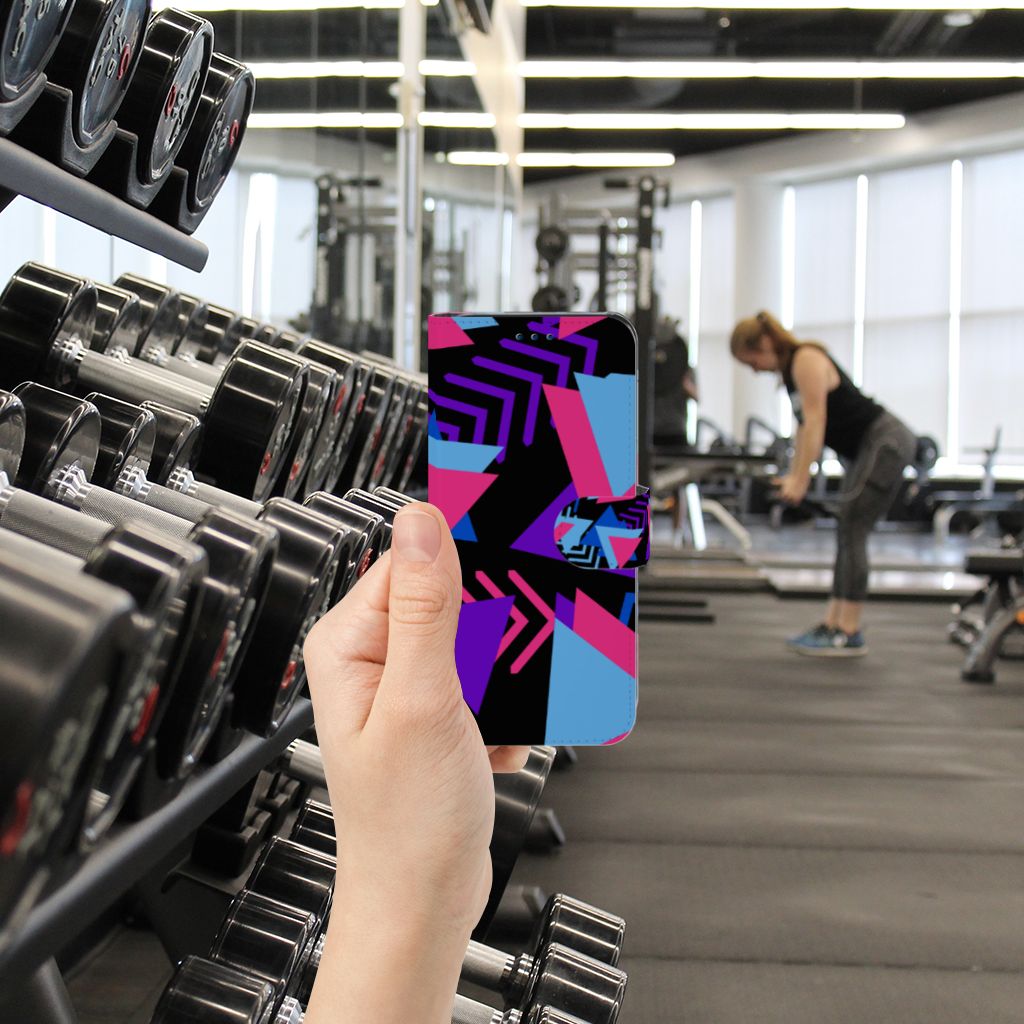 Samsung Galaxy S8 Book Case Funky Triangle