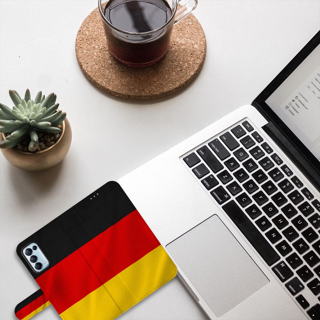 OPPO Find X3 Lite Bookstyle Case Duitsland