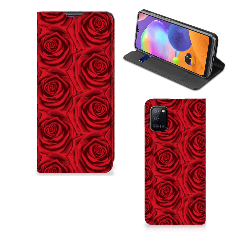 Samsung Galaxy A31 Smart Cover Red Roses - B2C Telecom