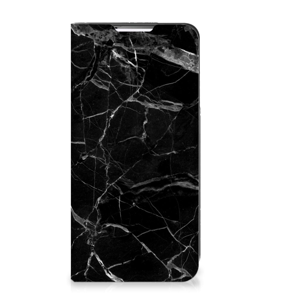 Samsung Galaxy S22 Plus Standcase Marmer Zwart - Origineel Cadeau Vader - B2C Telecom