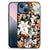Bloemen Hoesje voor Apple iPhone 13 mini Dark Flowers B2C Telecom