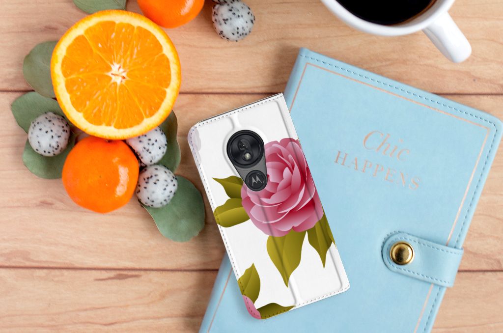 Motorola Moto G7 Play Smart Cover Roses - B2C Telecom
