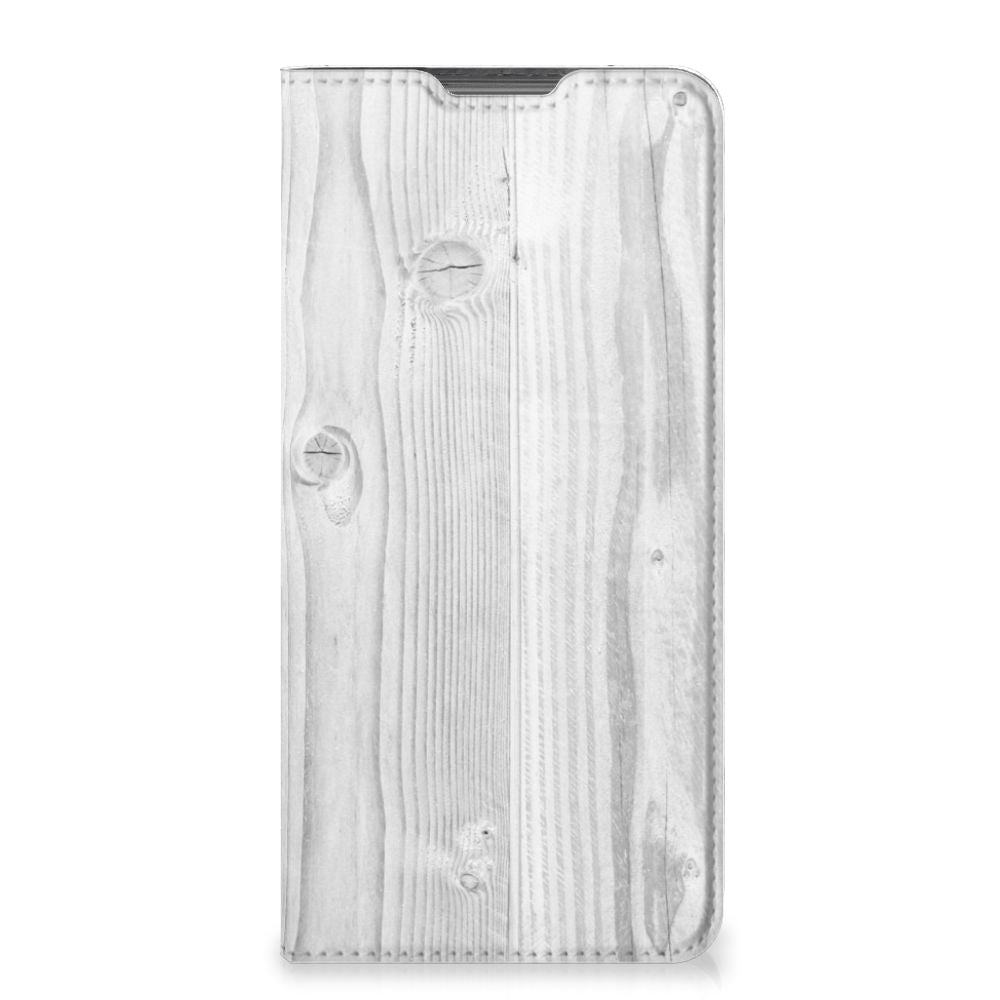 Motorola Moto G52 | Moto G82 Book Wallet Case White Wood - B2C Telecom