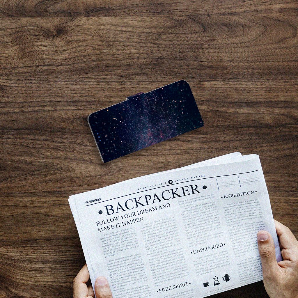 OPPO Reno 6 Pro Plus 5G Book Case Stars