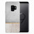 Samsung Galaxy S9 Bumper Hoesje Wood Concrete