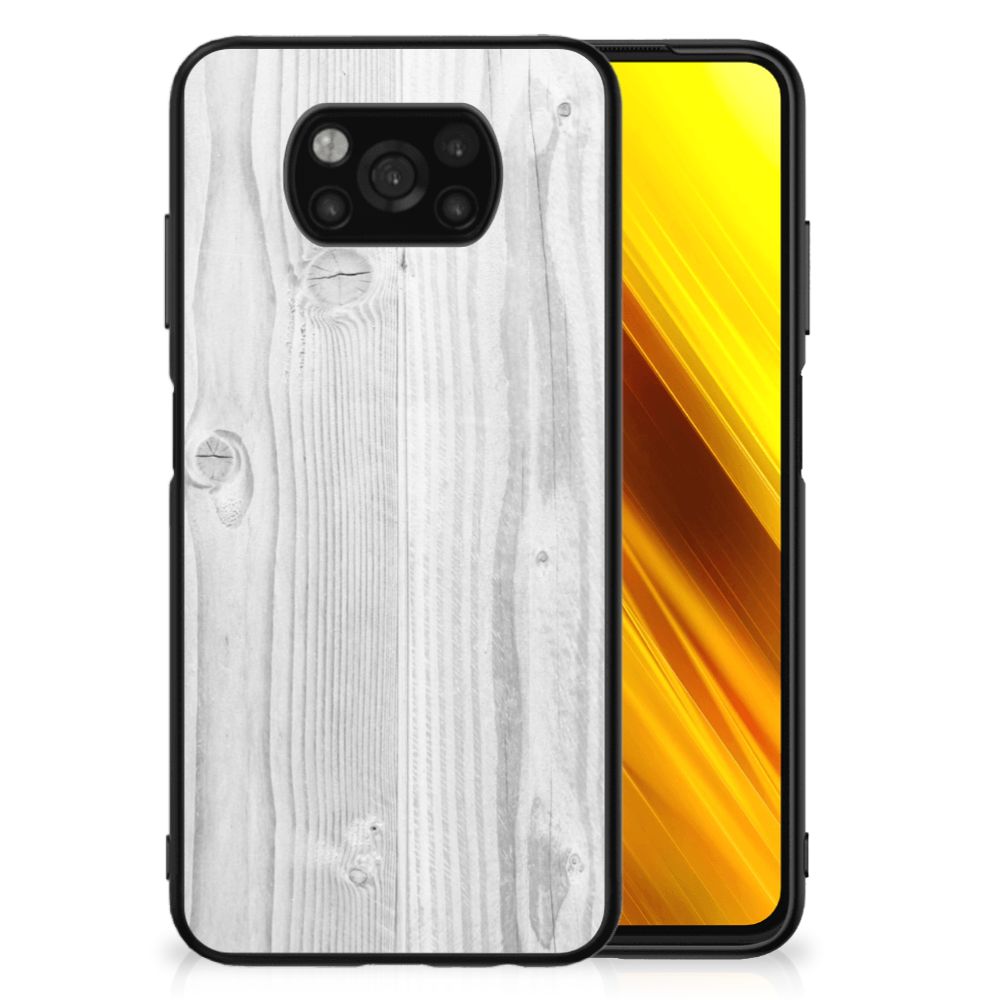 Xiaomi Poco X3 | X3 Pro Houten Print Telefoonhoesje White Wood B2C Telecom