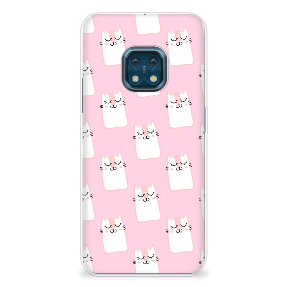 Nokia XR20 TPU Hoesje Sleeping Cats