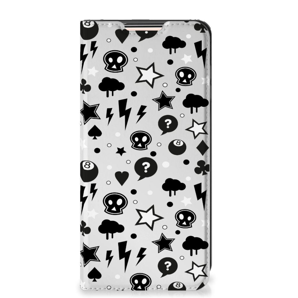 Mobiel BookCase Xiaomi Redmi Note 10/10T 5G | Poco M3 Pro Silver Punk - B2C Telecom