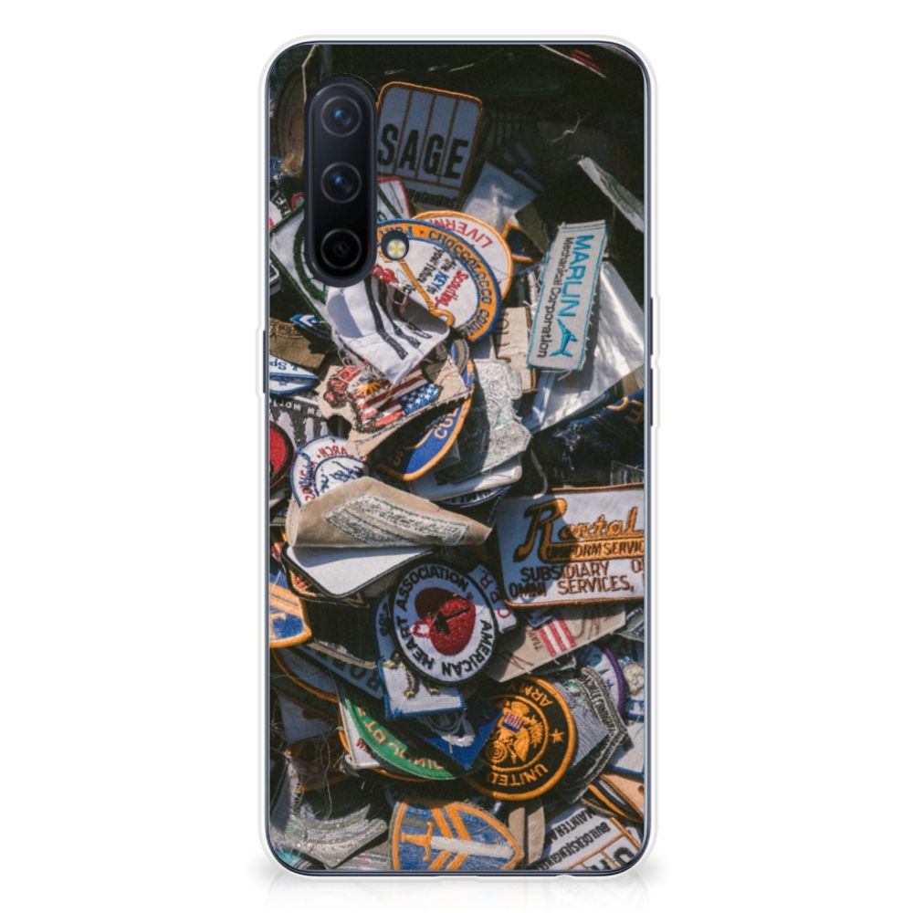 OnePlus Nord CE 5G Siliconen Hoesje met foto Badges B2C Telecom