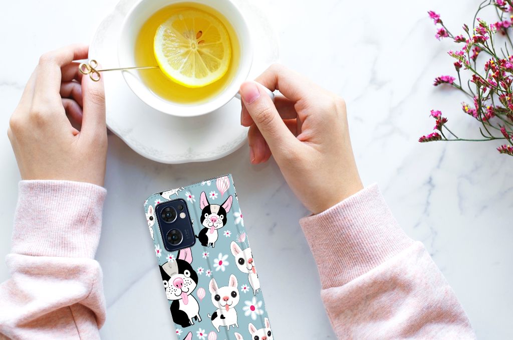 OPPO Find X5 Lite | Reno7 5G Hoesje maken Hondjes - B2C Telecom