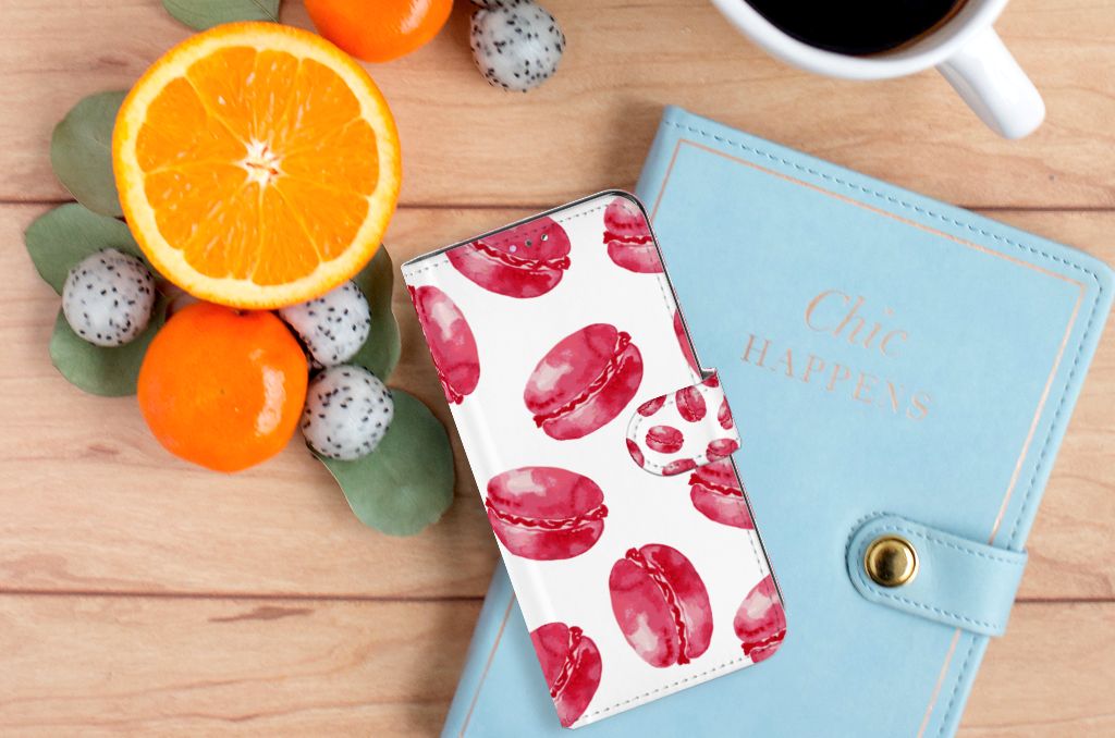 Samsung Galaxy A32 4G Book Cover Pink Macarons