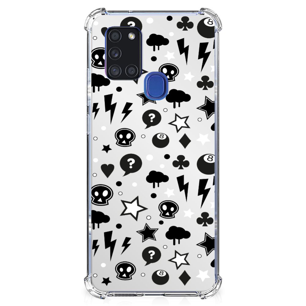 Extreme Case Samsung Galaxy A21s Silver Punk