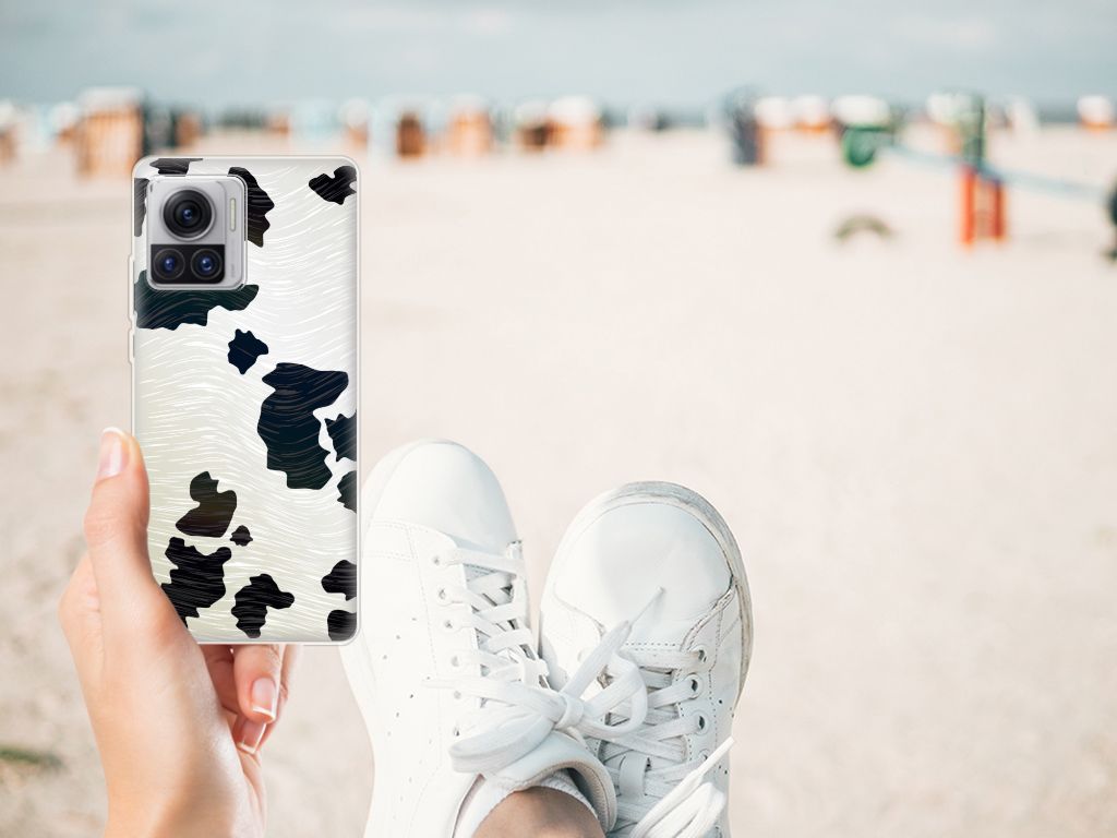 Motorola Moto X30 Pro TPU Hoesje Koeienvlekken B2C Telecom
