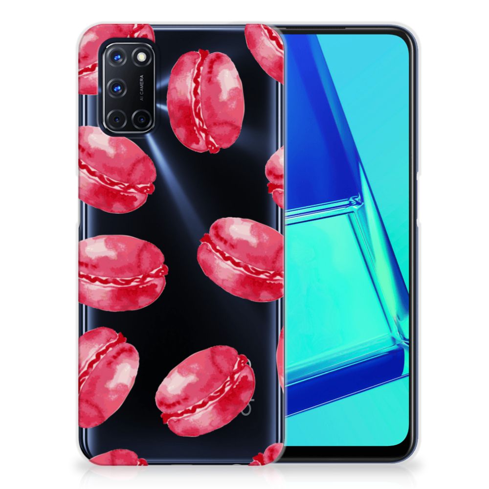 OPPO A52 | A72 Siliconen Case Pink Macarons