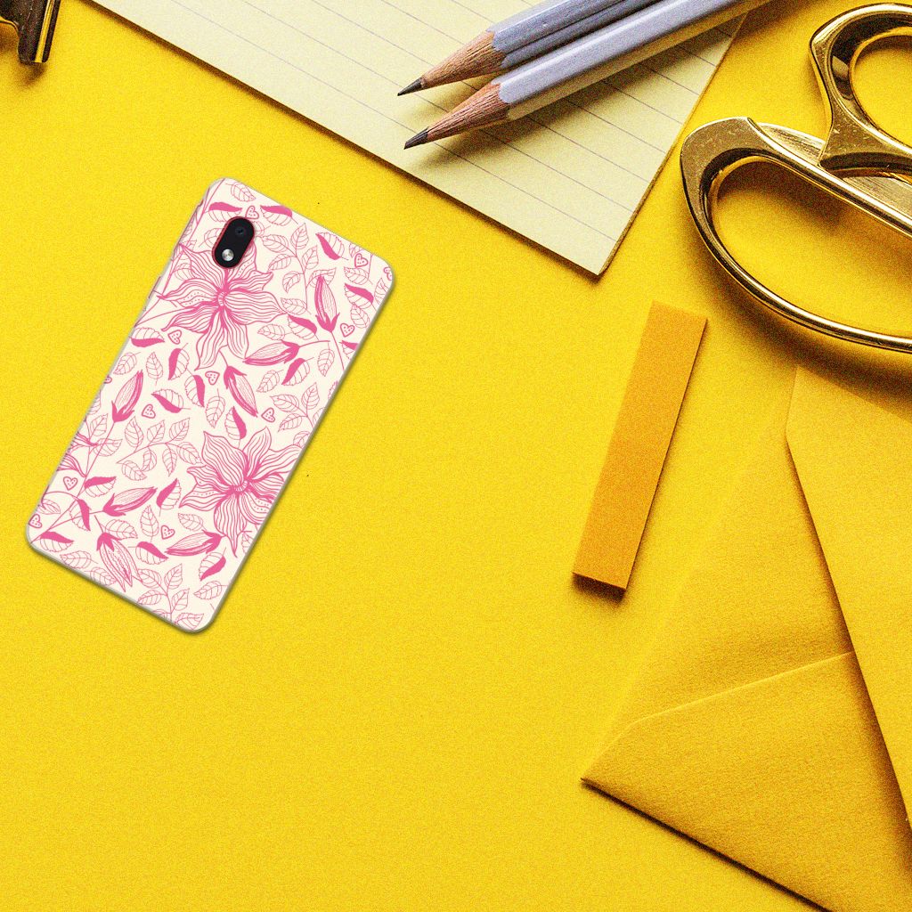 Samsung Galaxy A01 Core TPU Case Pink Flowers B2C Telecom