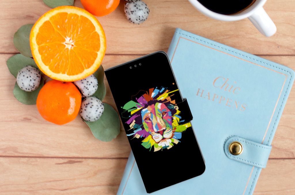 OPPO A91 | Reno3 Leuk Hoesje Lion Color