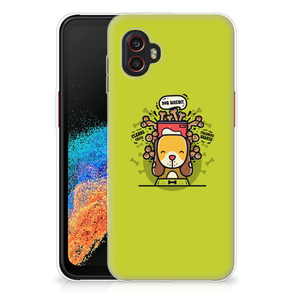 Samsung Galaxy Xcover 6 Pro Telefoonhoesje met Naam Doggy Biscuit B2C Telecom