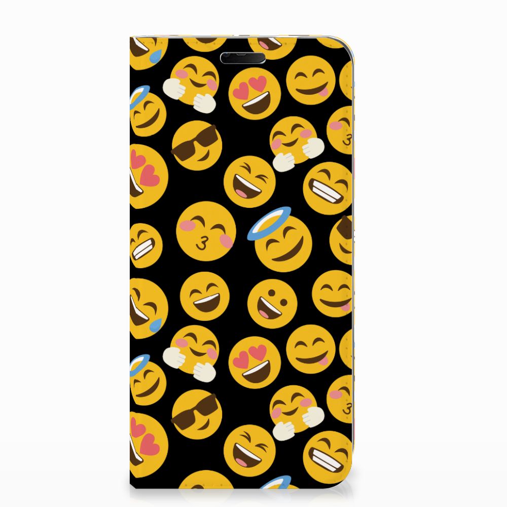 Nokia 7.1 (2018) Hoesje met Magneet Emoji