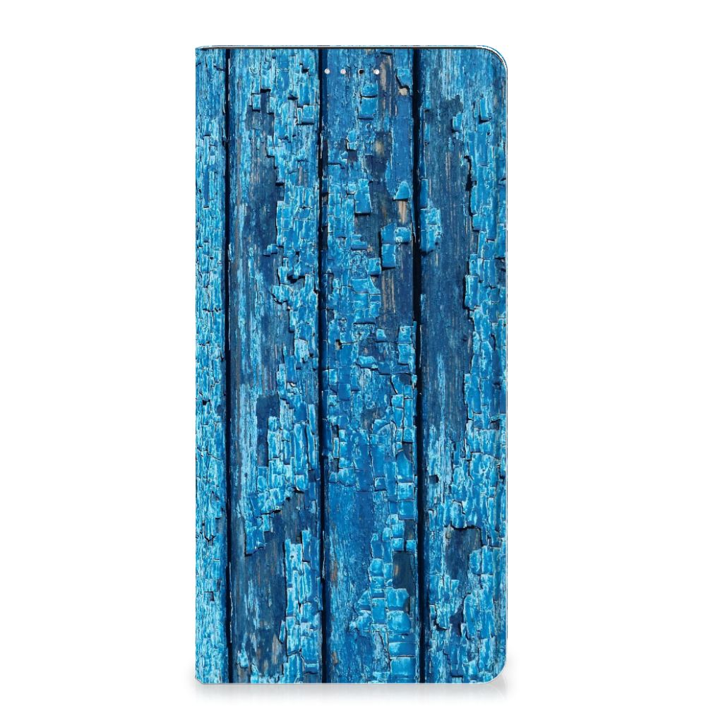 Samsung Galaxy A33 5G Book Wallet Case Wood Blue - B2C Telecom