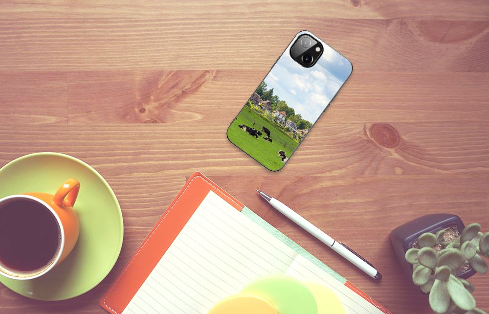 Apple iPhone 13/14 Dierenprint Telefoonhoesje Koeien B2C Telecom