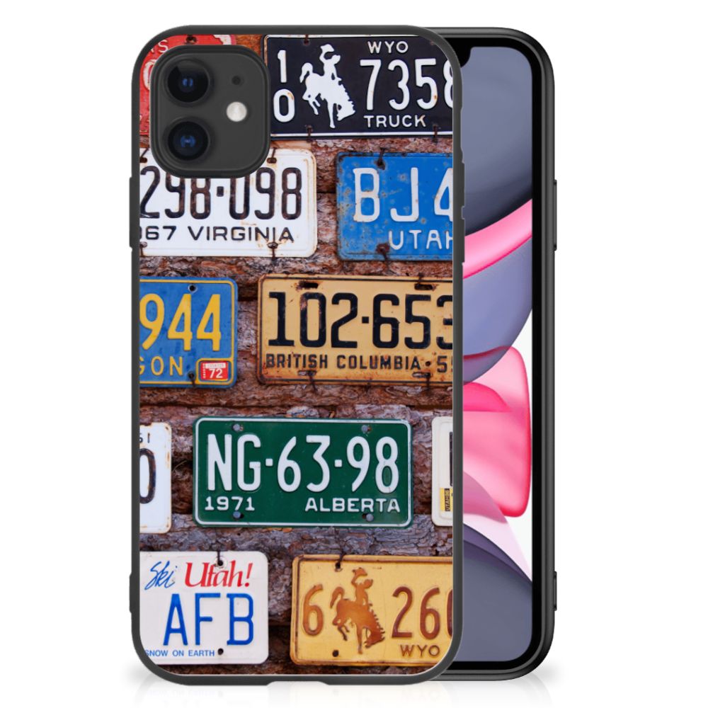 iPhone 11 Silicone Back Case Kentekenplaten