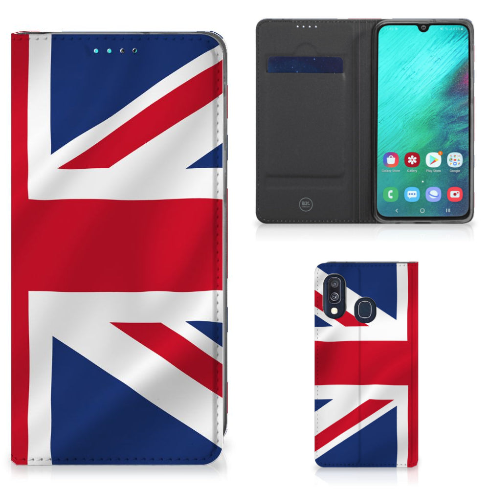 Samsung Galaxy A40 Standcase Groot-Brittannië