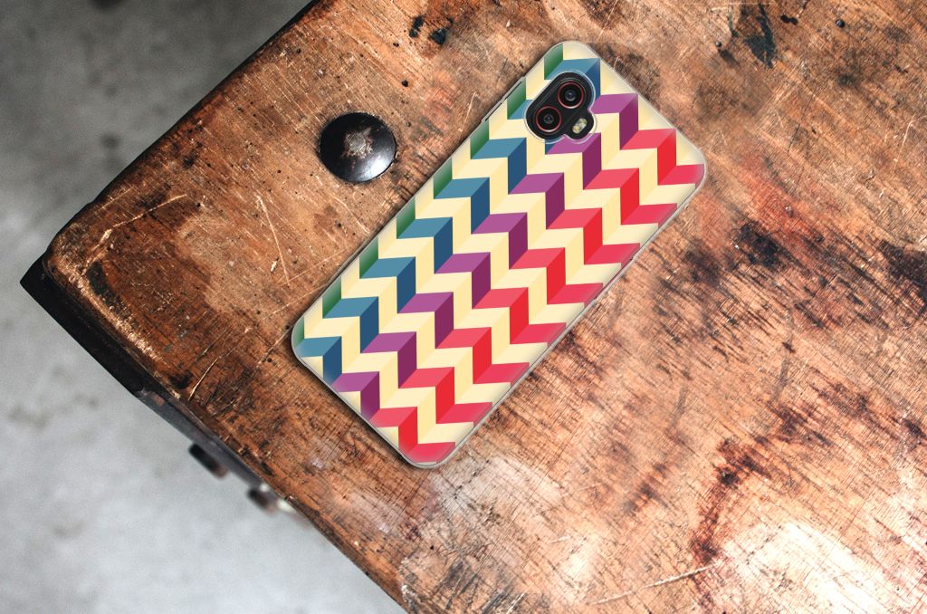 Samsung Galaxy Xcover 6 Pro TPU bumper Zigzag Multi Color B2C Telecom