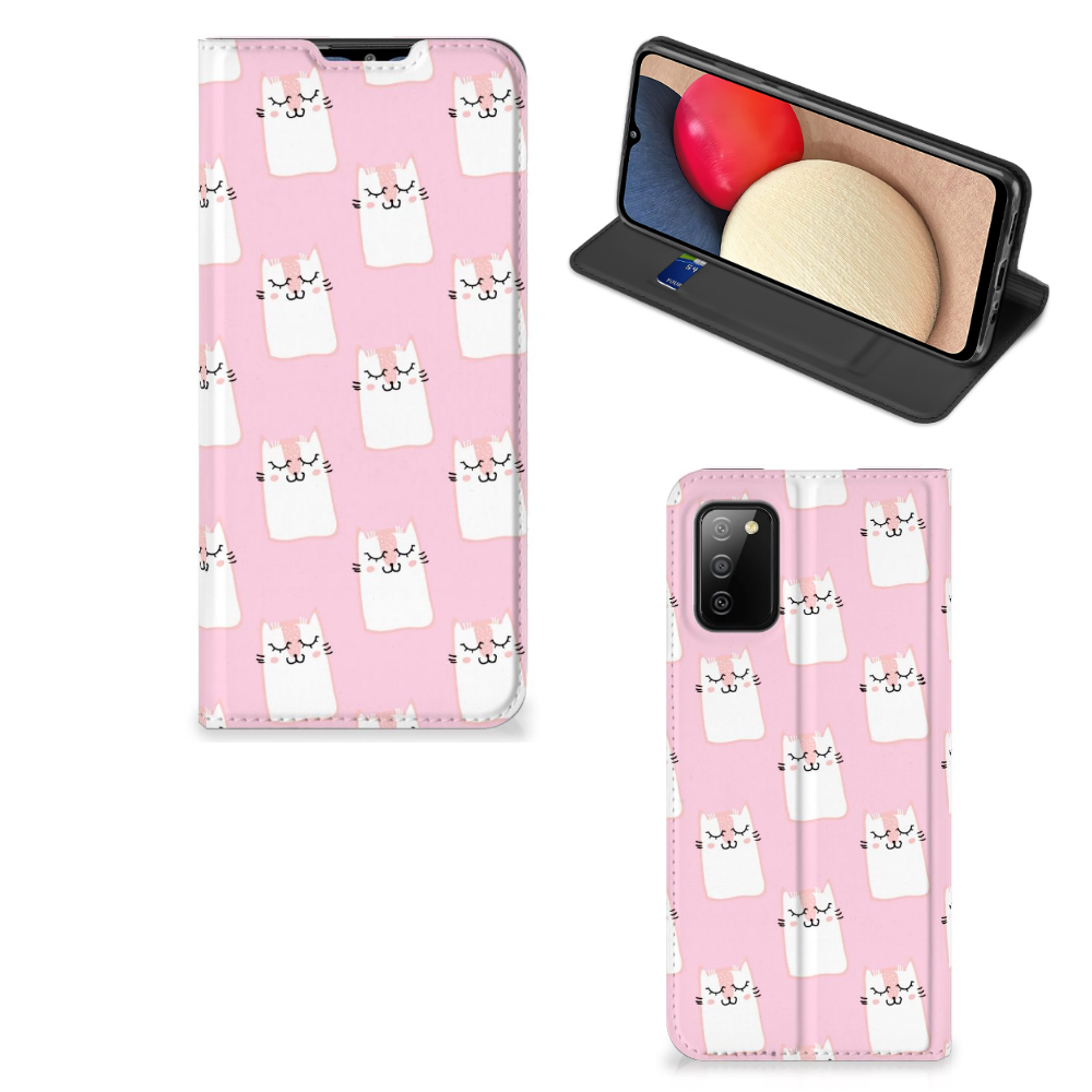 Samsung Galaxy M02s | A02s Hoesje maken Sleeping Cats - B2C Telecom