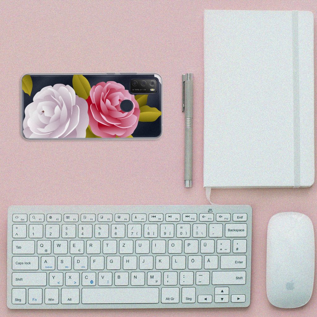 Alcatel 1S (2021) TPU Case Roses B2C Telecom