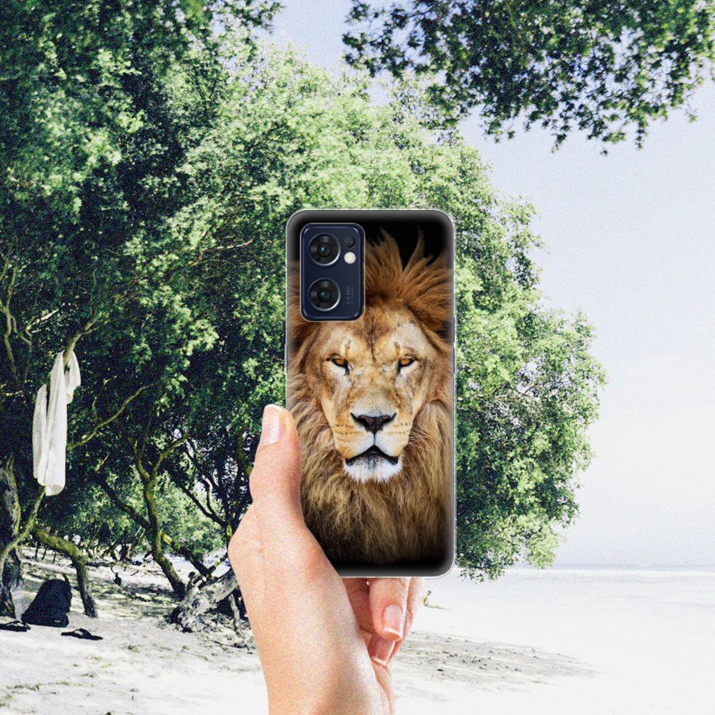 OPPO Reno 7 5G | Find X5 Lite TPU Hoesje Leeuw B2C Telecom