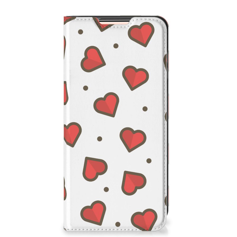 Xiaomi Redmi Note 10/10T 5G | Poco M3 Pro Hoesje met Magneet Hearts - B2C Telecom