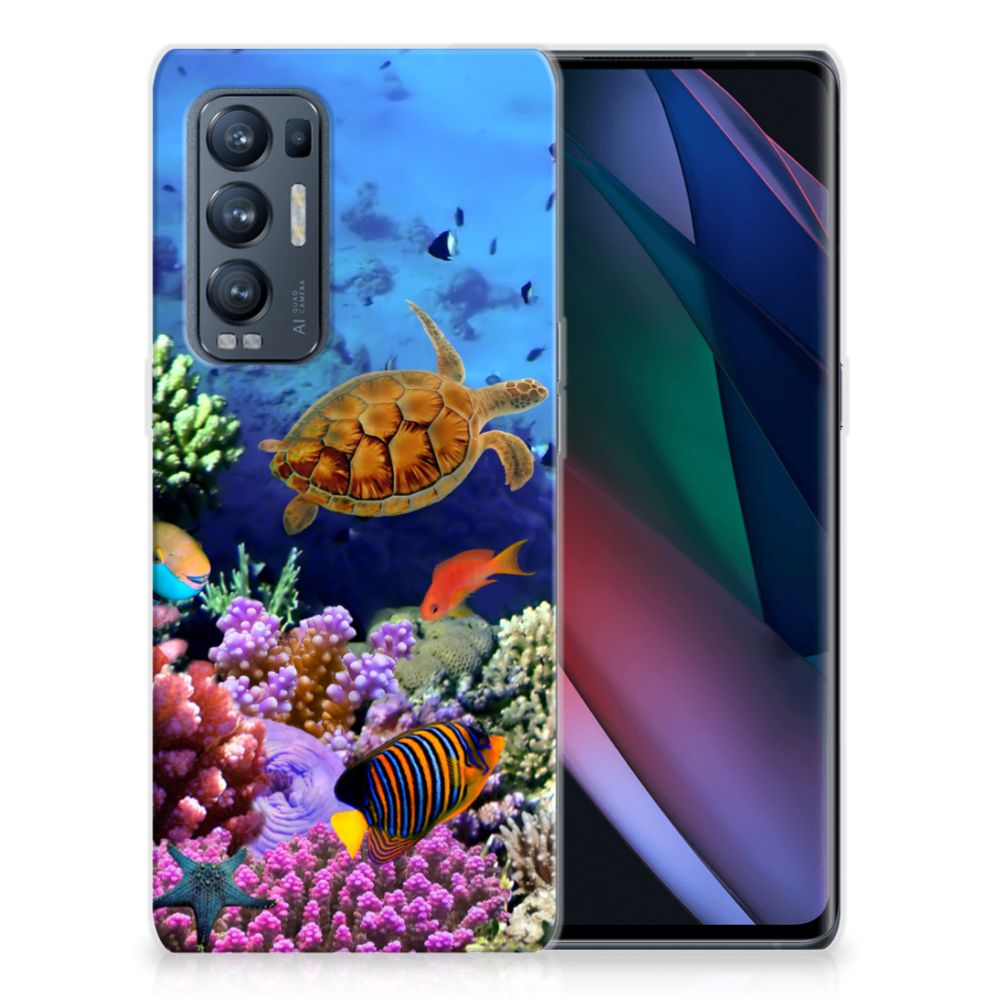 OPPO Find X3 Neo TPU Hoesje Vissen B2C Telecom