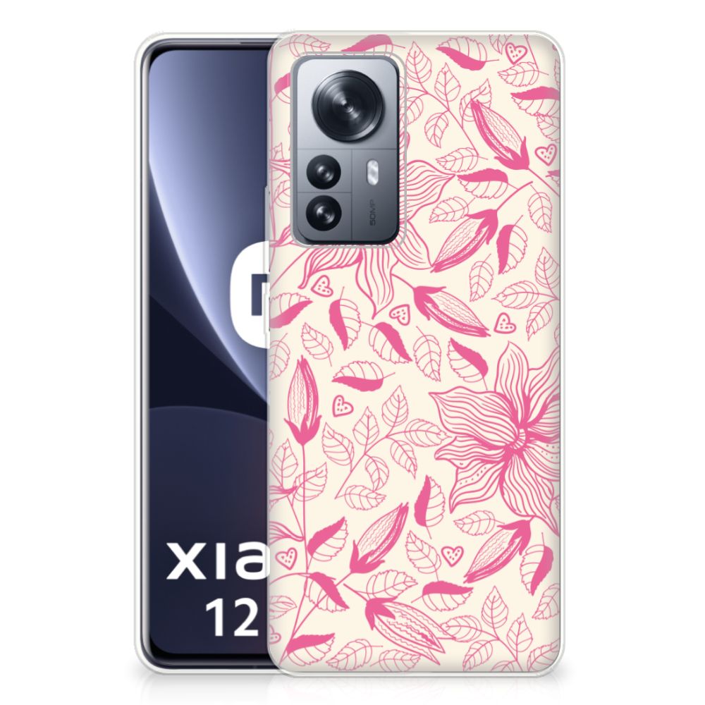 Xiaomi 12 Pro TPU Case Pink Flowers B2C Telecom