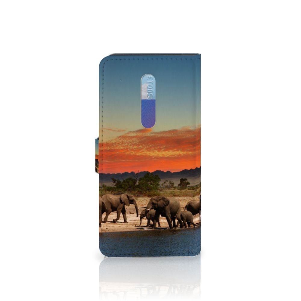 Xiaomi Redmi K20 Pro Telefoonhoesje met Pasjes Olifanten