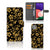 Samsung Galaxy A22 5G Hoesje Gouden Bloemen