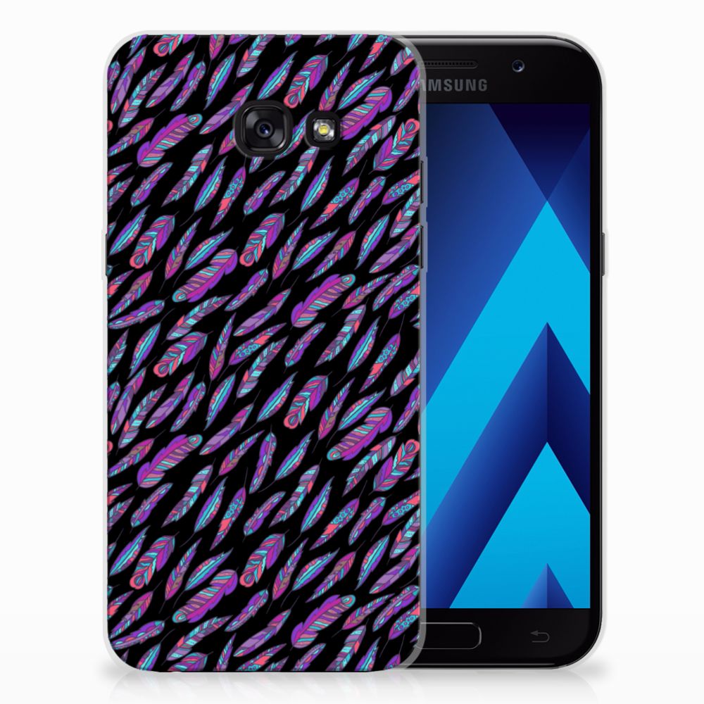 Samsung Galaxy A5 2017 TPU bumper Feathers Color