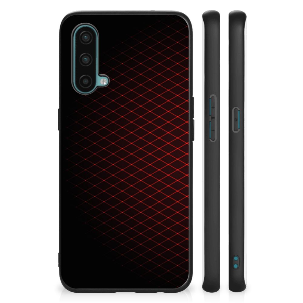 OnePlus Nord CE 5G Back Case Geruit Rood B2C Telecom